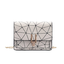 Load image into Gallery viewer, Women Fashion Shoulder Messenger Bags Ladies Geometric Plaid Crossbody Handbag Female Mini Flap Bag New Korean Style Tote SS0425