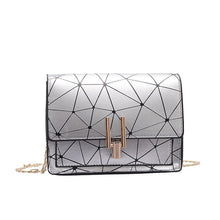 Load image into Gallery viewer, Women Fashion Shoulder Messenger Bags Ladies Geometric Plaid Crossbody Handbag Female Mini Flap Bag New Korean Style Tote SS0425