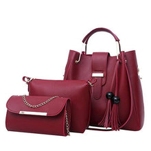Load image into Gallery viewer, LITTHING 4pcs Woman Bag Set Fashion Female Purse and Handbag Four-Piece Shoulder Bag Tote Messenger Purse Bag Drop Shipping