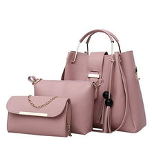 Load image into Gallery viewer, LITTHING 4pcs Woman Bag Set Fashion Female Purse and Handbag Four-Piece Shoulder Bag Tote Messenger Purse Bag Drop Shipping
