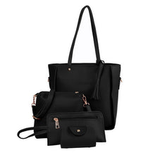 Load image into Gallery viewer, LITTHING 4pcs Woman Bag Set Fashion Female Purse and Handbag Four-Piece Shoulder Bag Tote Messenger Purse Bag Drop Shipping