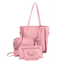 Load image into Gallery viewer, LITTHING 4pcs Woman Bag Set Fashion Female Purse and Handbag Four-Piece Shoulder Bag Tote Messenger Purse Bag Drop Shipping