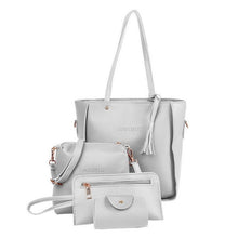 Load image into Gallery viewer, LITTHING 4pcs Woman Bag Set Fashion Female Purse and Handbag Four-Piece Shoulder Bag Tote Messenger Purse Bag Drop Shipping